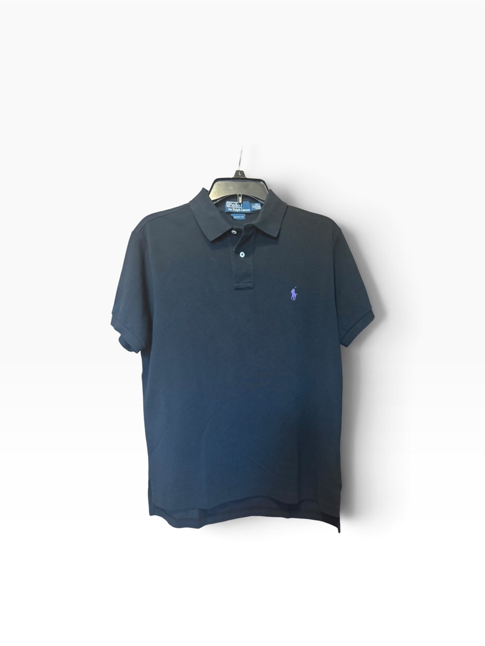 NWOT Polo Ralph Lauren Custom Fit Black Mesh Polo Men's Medium